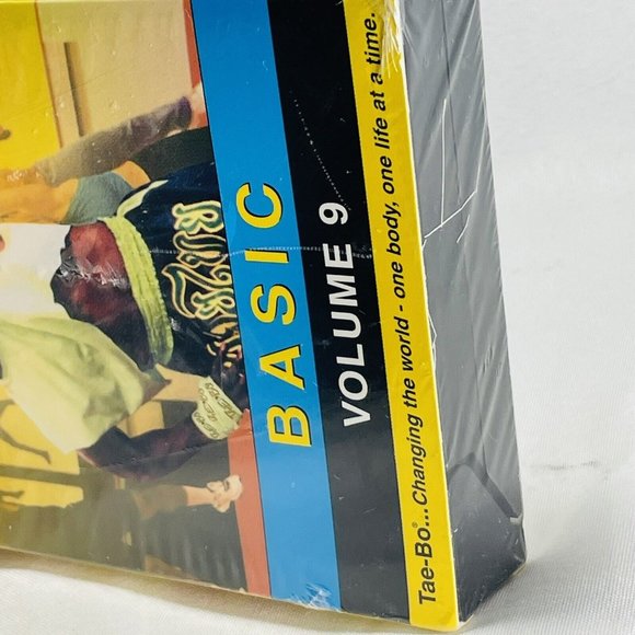 Tae Bo Billy Workout Live Basic Volume 9 Vintage VHS New Origanal Plastic Rare - Picture 8 of 9
